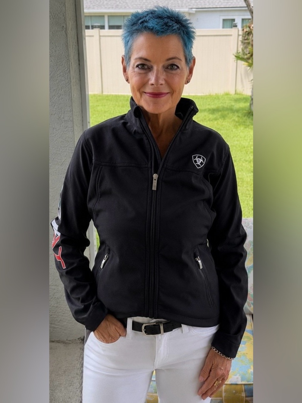 ARIAT by Ariat Tex Classic Team Softshell Mexico Jacket Women’s Small